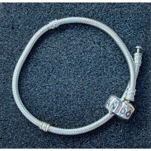 Authentic Moments 7.9" Pandora Snake Charm Bracelet  925 Silver